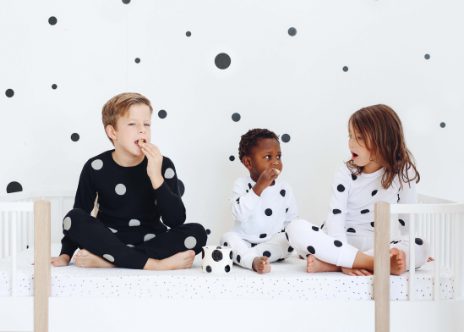 Pyjamas - white with black dots, 6-7 years - 7