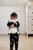 Pyjamas - black with grey dots, 4-5 years - icon_2