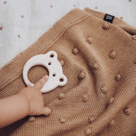 Baby blanket - caramel popcorn - 1