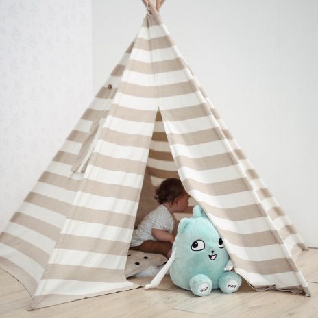 Play tent - large model with stripes  - 2