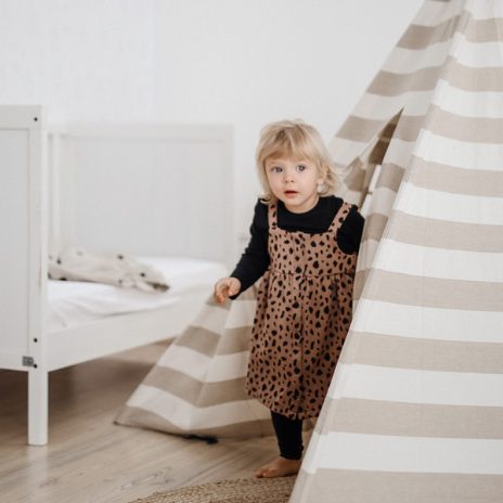 Play tent - large model with stripes  - 4