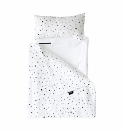 Toy pram bedding - triangles