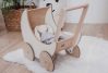 Toy pram bedding - poppy field grey  - icon_3