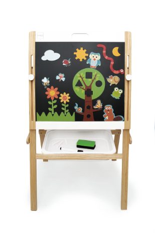 Twosided black- & whiteboard with easel - 8