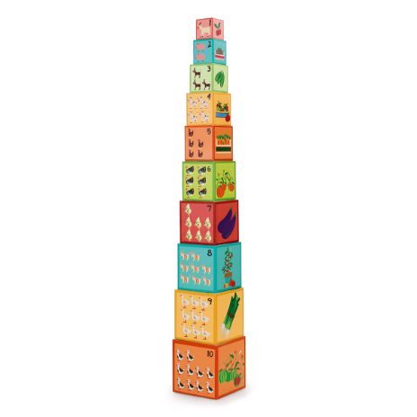 Stacking tower - animals at the farm - 3