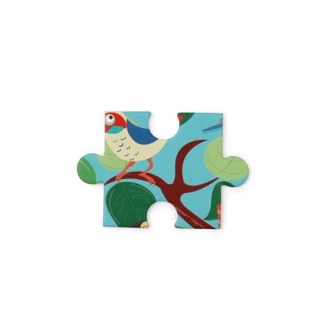 Contour puzzle - bird tree - 4