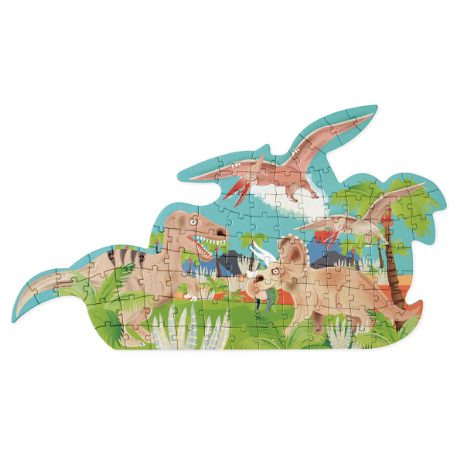Two-sided puzzle - dinosaurs - 5