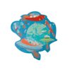 Contour puzzle - space adventure - icon