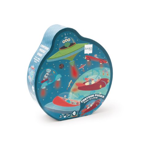 Contour puzzle - space adventure - 2