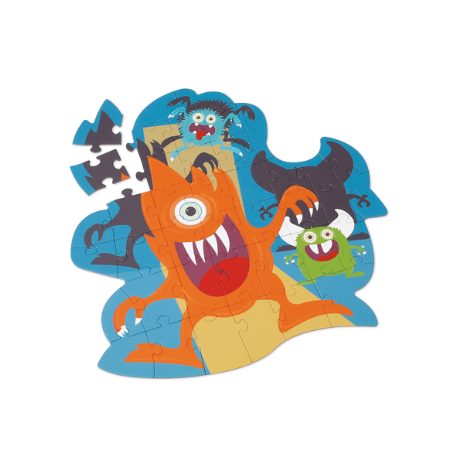 Contour puzzle - monsters - 3