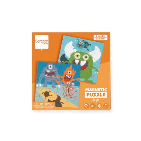 Magnetic puzzle book - monsters - 1