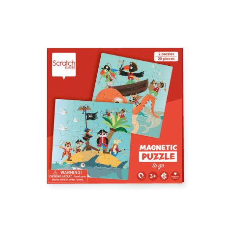 Magnetic puzzle book - pirates - 1