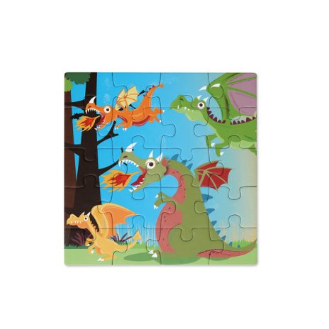 Magnetic puzzle book - dragons - 2