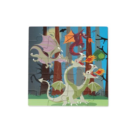 Magnetic puzzle book - dragons - 3