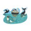 Contour puzzle - whales - icon