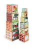 Stacking tower - animals of the continents - icon