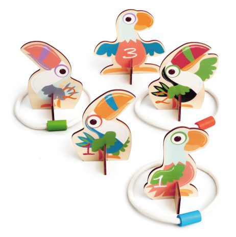 Ring toss game - toucans - 6