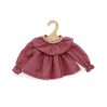 Fine shirt with collar - burgundy - icon