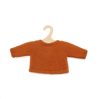 Warm knit blouse - rust - icon_4