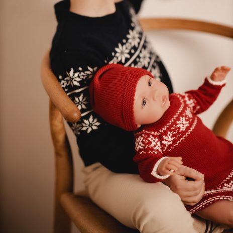 Christmas set - dress & Santa hat - 1