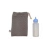 Bottle with bag - warm grey - icon