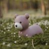 Jumping animal - bear  - icon