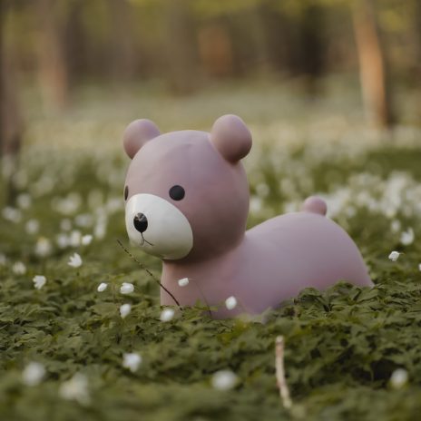 Jumping animal - bear