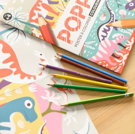 Colouring poster - dinosaurs  - 5