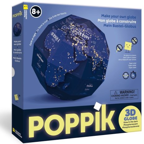 Build-your-own globe – glows at night