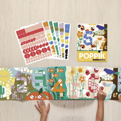 Sticker panorama - numbers  - 2