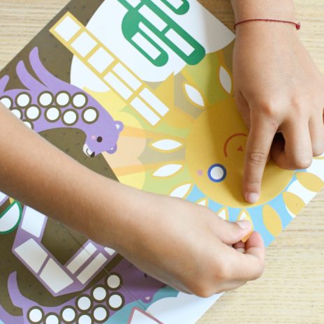 Sticker panorama - numbers  - 4