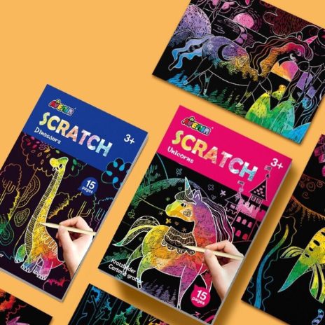 Mini scratch book – dinosaurs  - 3