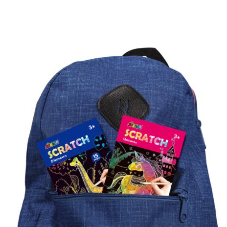 Mini scratch book – dinosaurs  - 4