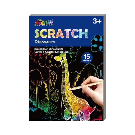 Mini scratch book – dinosaurs  - 5