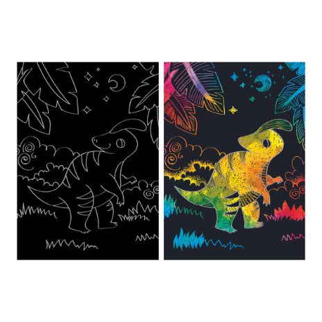 Mini scratch book – dinosaurs  - 9