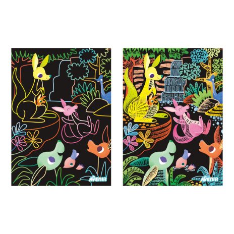 Scratch with fuzzy sticks - koalas & kangaroos   - 7