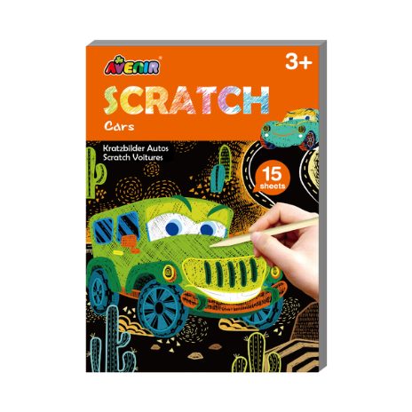 Mini scratch book – cars
