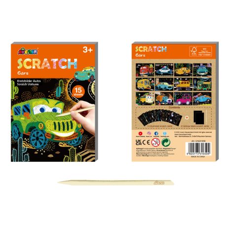 Mini scratch book – cars  - 1