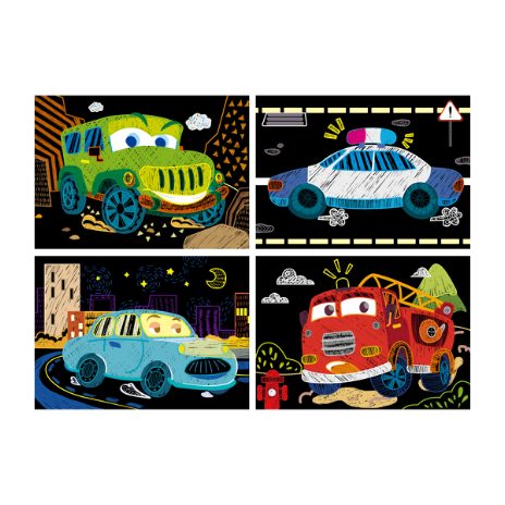 Mini scratch book – cars  - 5