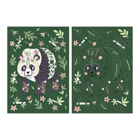 A4 scratch book – magical animals  - 4