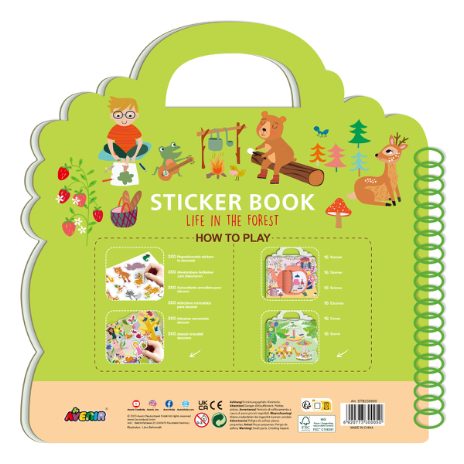Sticker book - life in the forest - 1
