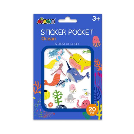 Fun with stickers - the ocean