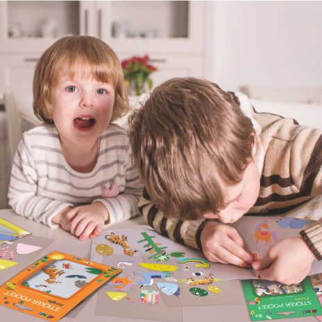 Fun with stickers - the jungle