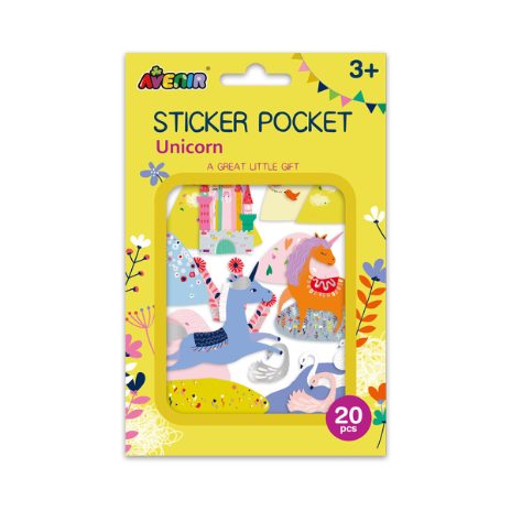 Fun with stickers - unicorns