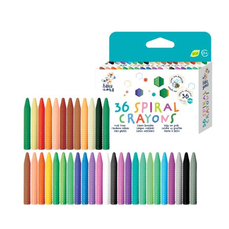 Spiral crayons - 36 pieces  - 5
