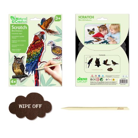 Scratch stickers - birds - 5