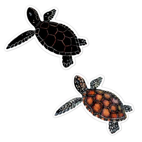 Scratch stickers - sea animals - 4