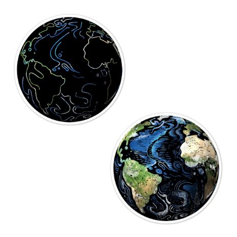 Scratch stickers - in space - 5
