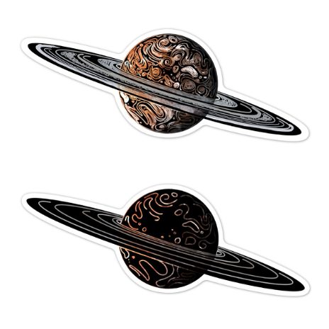 Scratch stickers - in space - 6