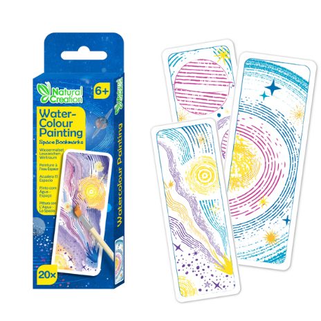Paint bookmarks with water - in space